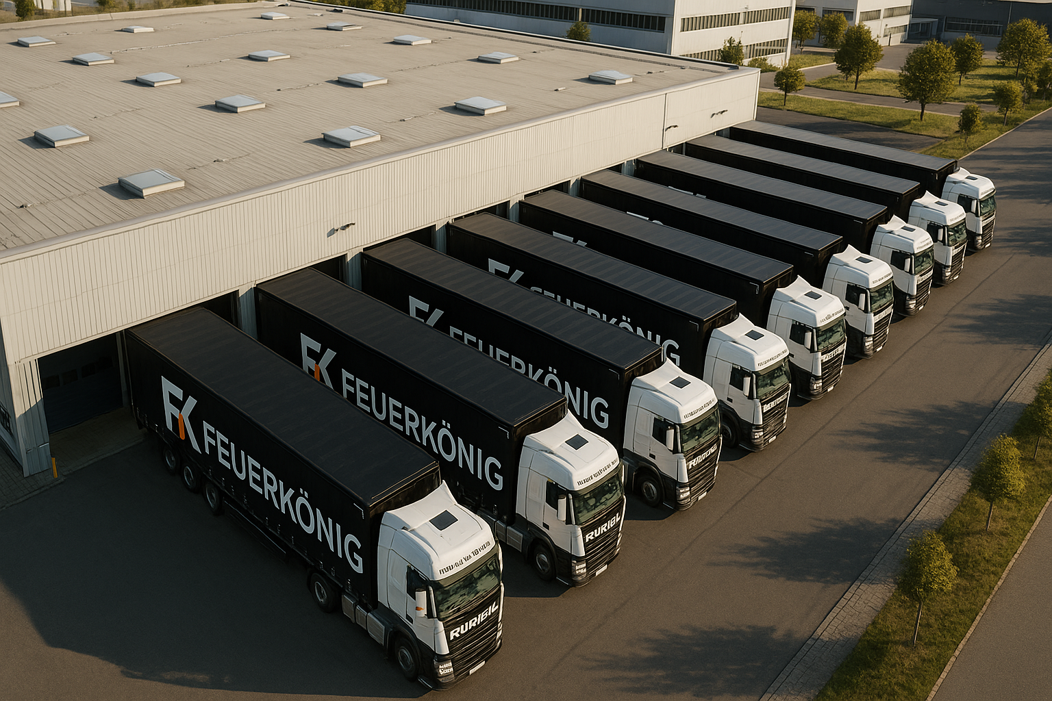 Feuerkönig LKW Flotte